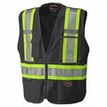 Pioneer Break Away Zip Vest, Black, XL V1021170U-XL